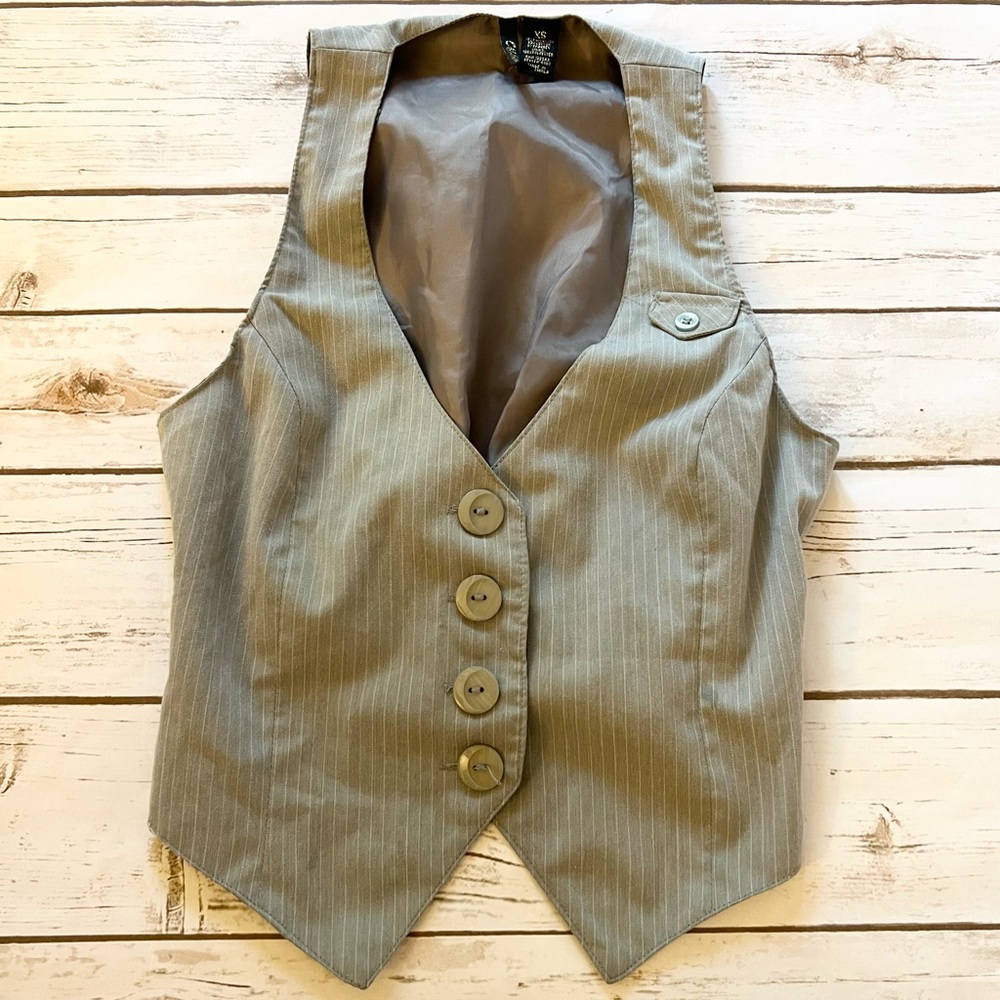 🛍Gray/Pinstripe Vest